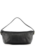 250001 Black Lizard Embossed Boat Pochette