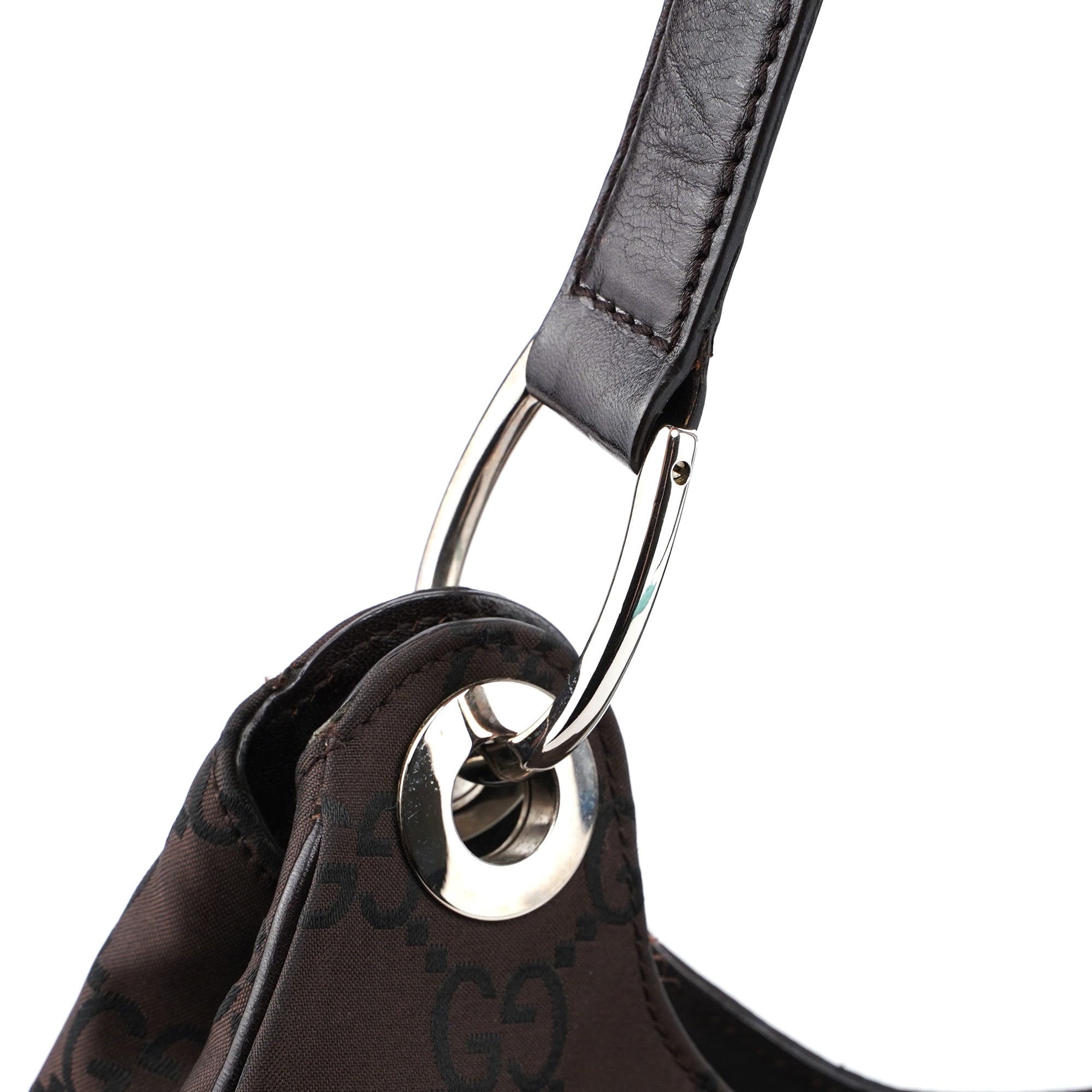 257265 Brown GG Hobo Shoulder Bag