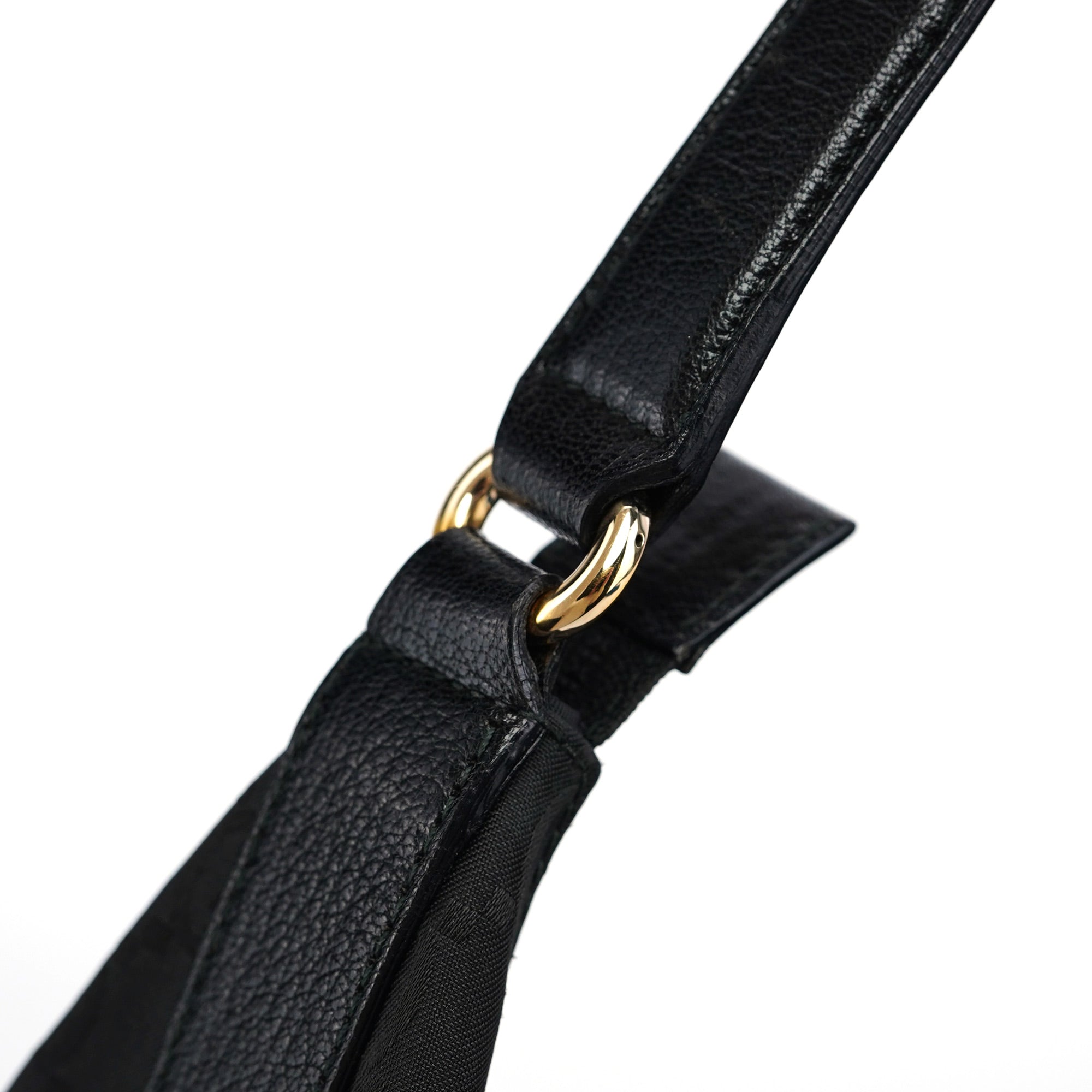 257279 Black GG Hobo Shoulder Bag