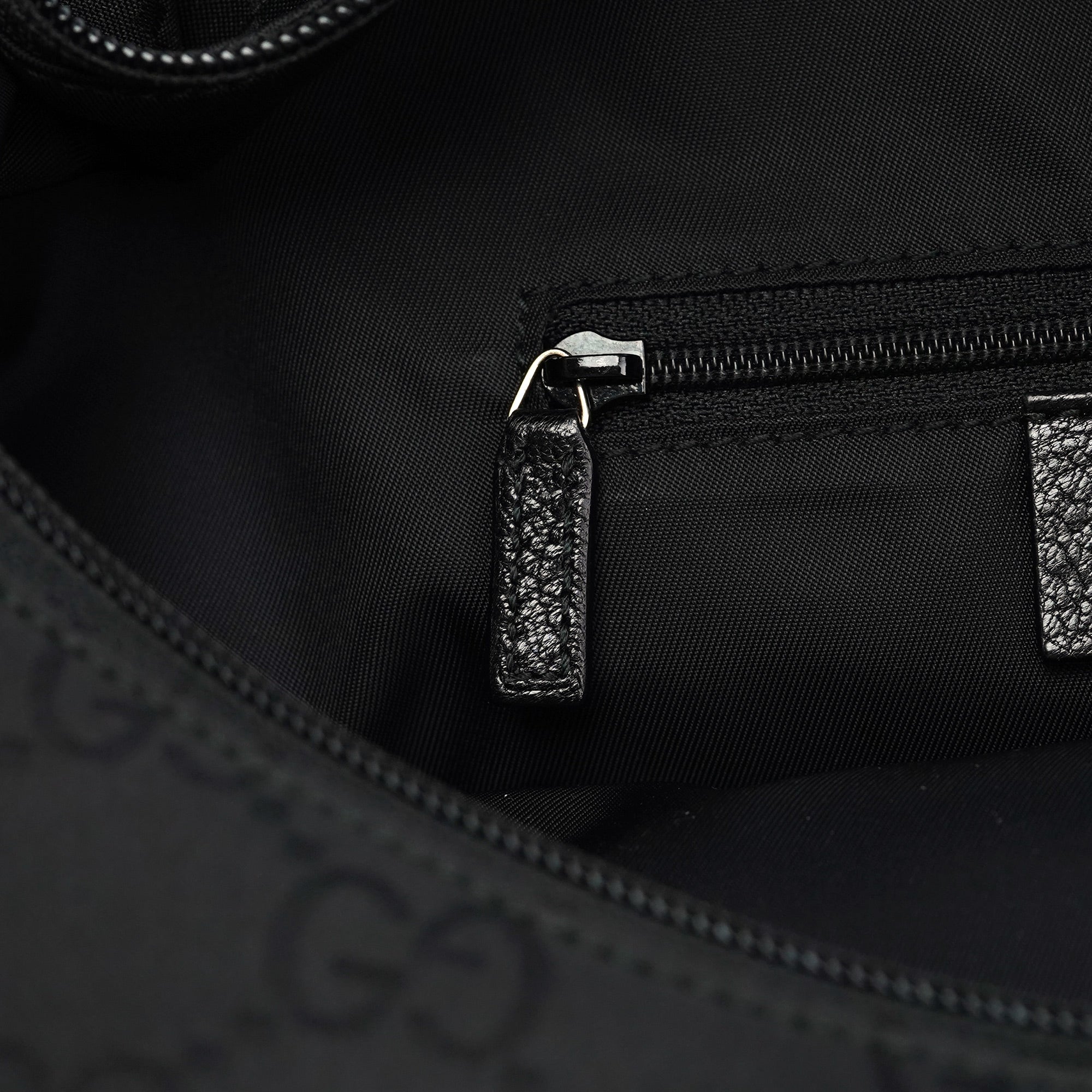 257279 Black GG Hobo Shoulder Bag