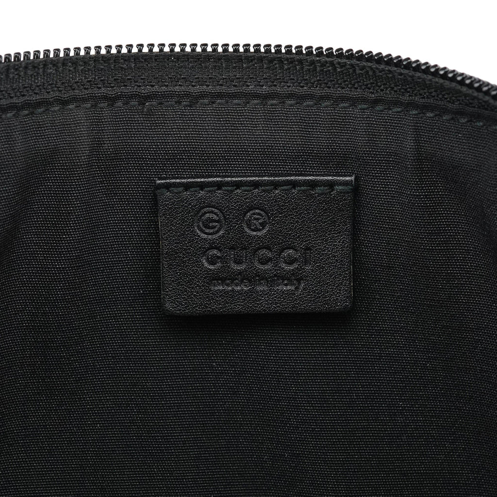 257300 Anthracite Denim GG Boat Pochette