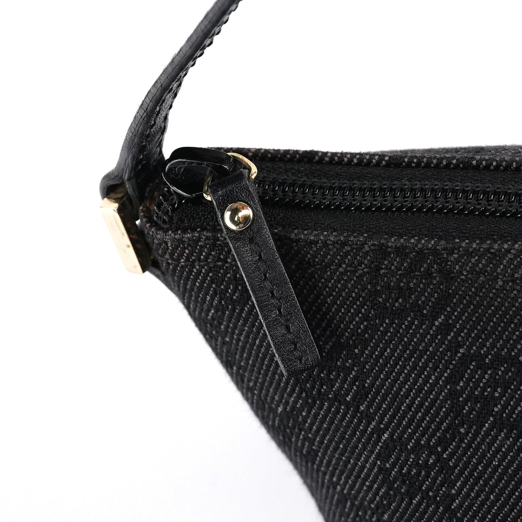 257300 Anthracite Denim GG Boat Pochette