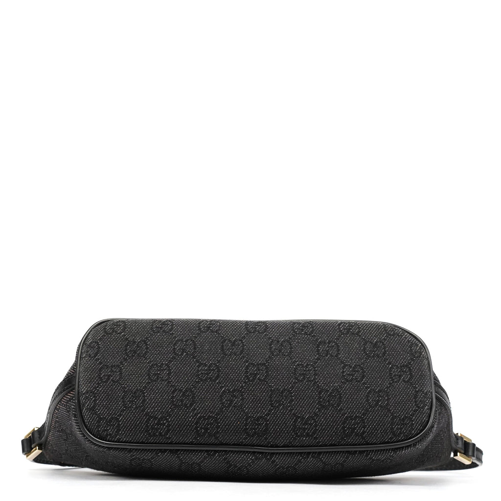 257300 Anthracite Denim GG Boat Pochette