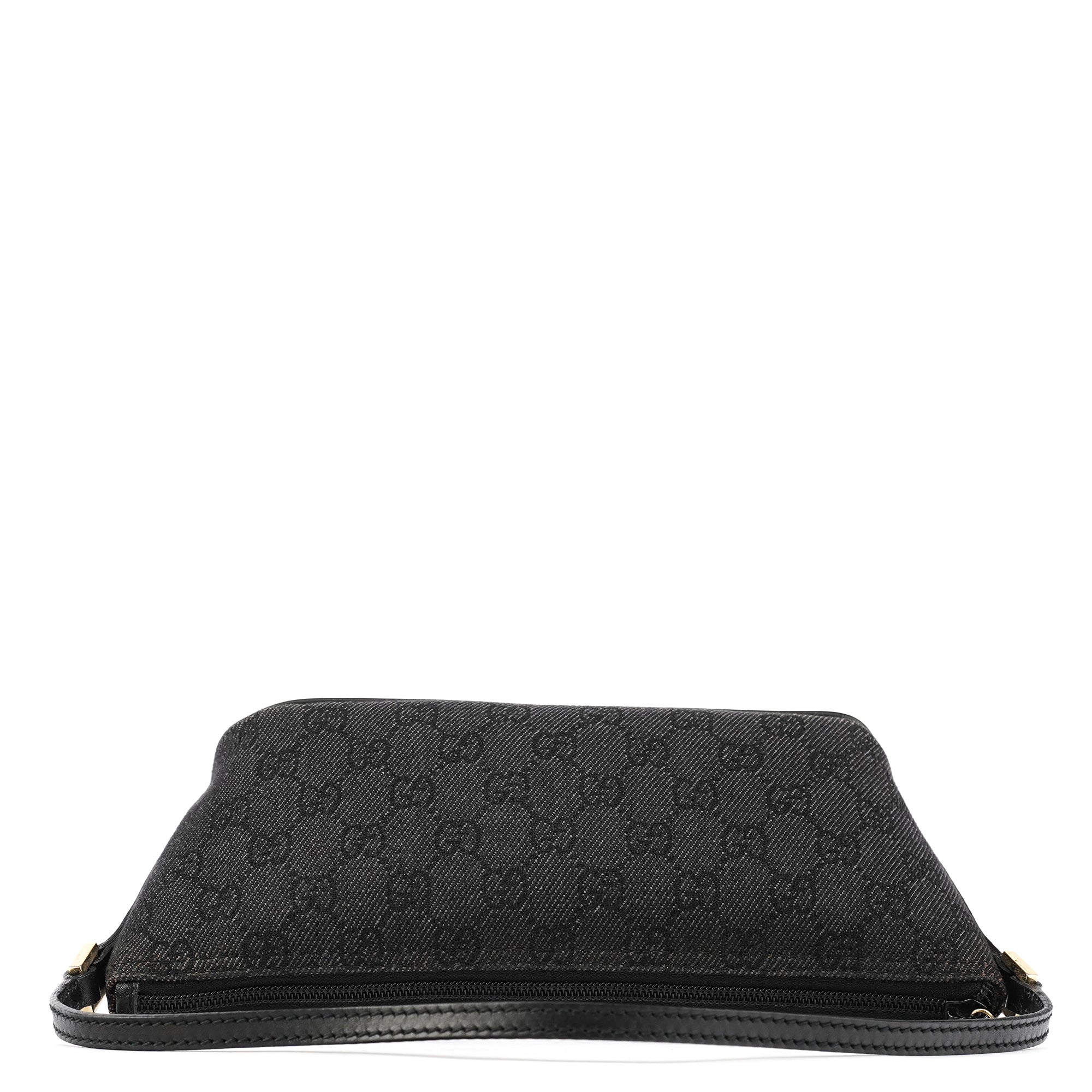 257300 Anthracite Denim GG Boat Pochette