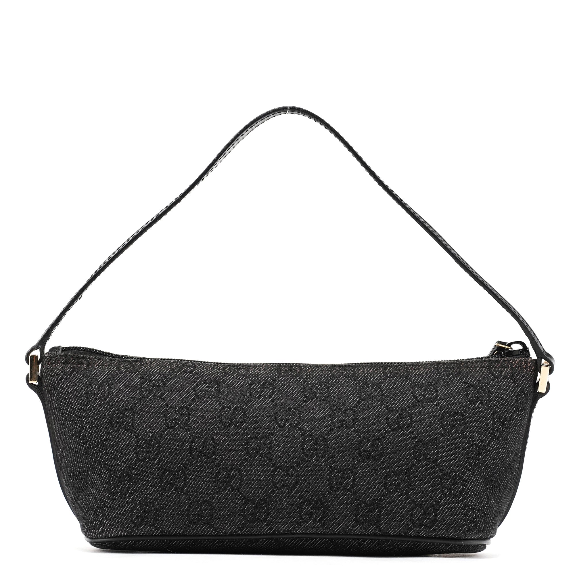 257300 Anthracite Denim GG Boat Pochette