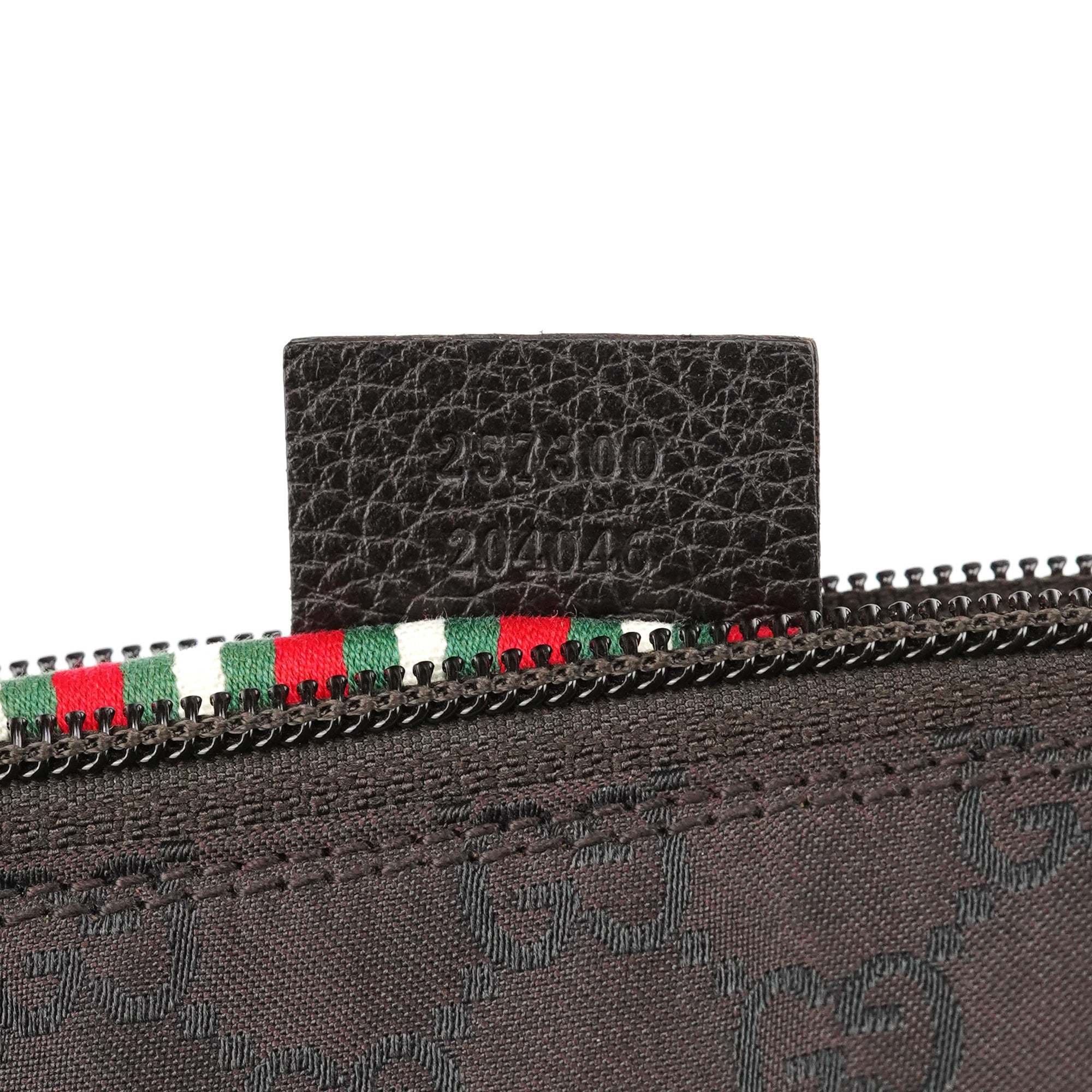257300 Brown GG Boat Pochette