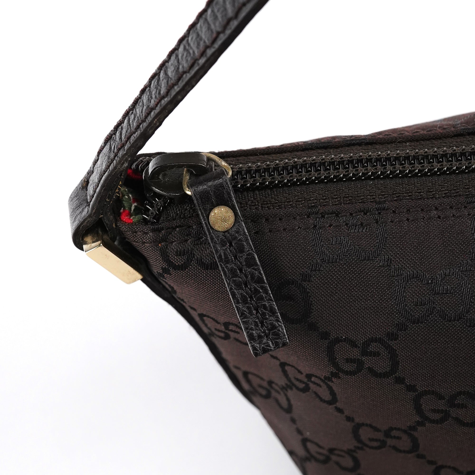 257300 Brown GG Boat Pochette