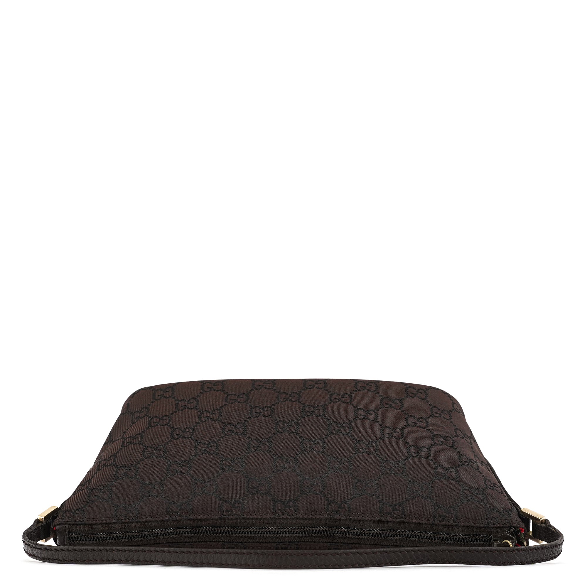 257300 Brown GG Boat Pochette