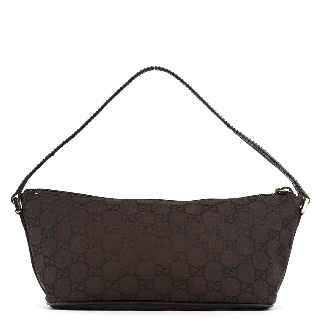 257300 Brown GG Boat Pochette