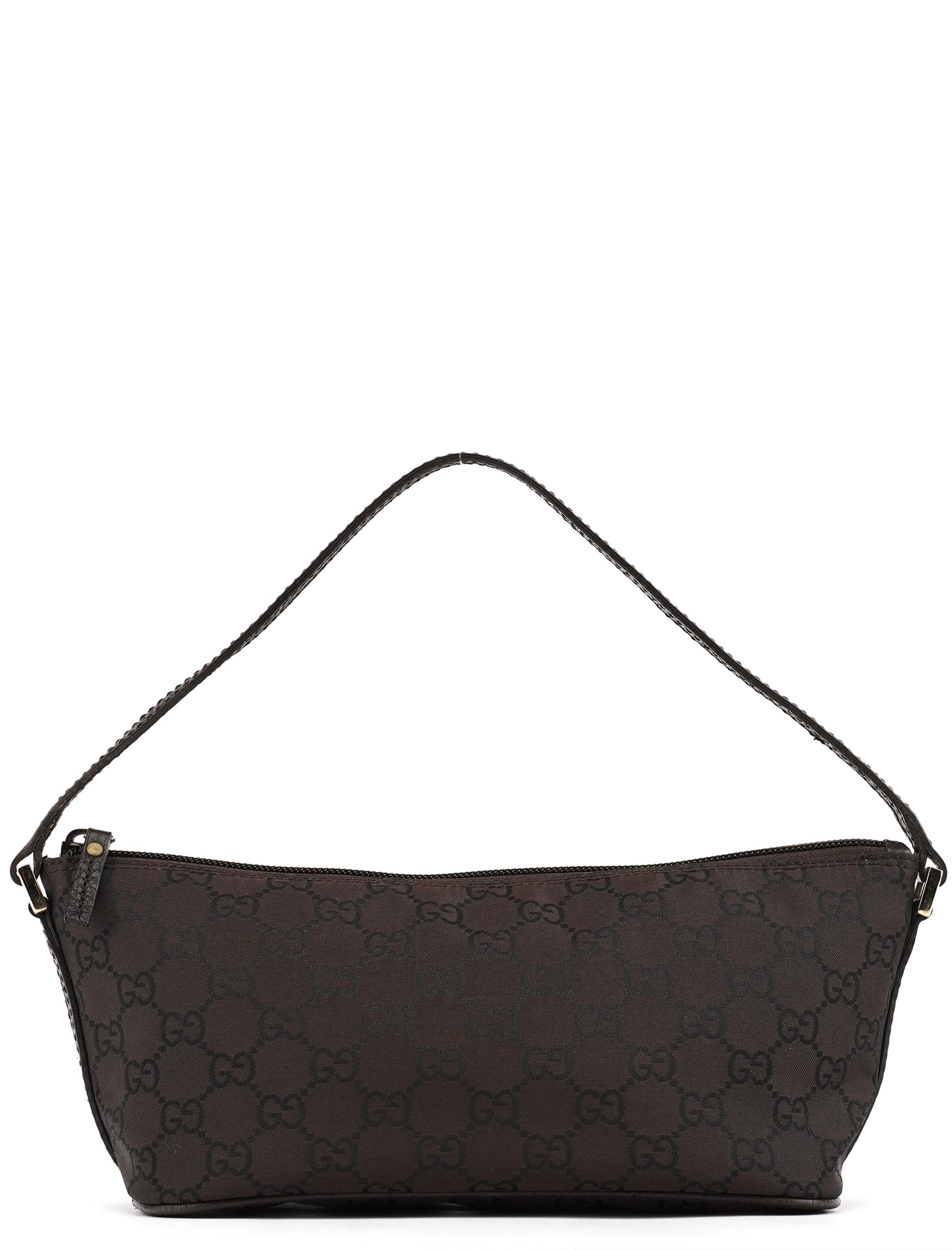 257300 Brown GG Boat Pochette