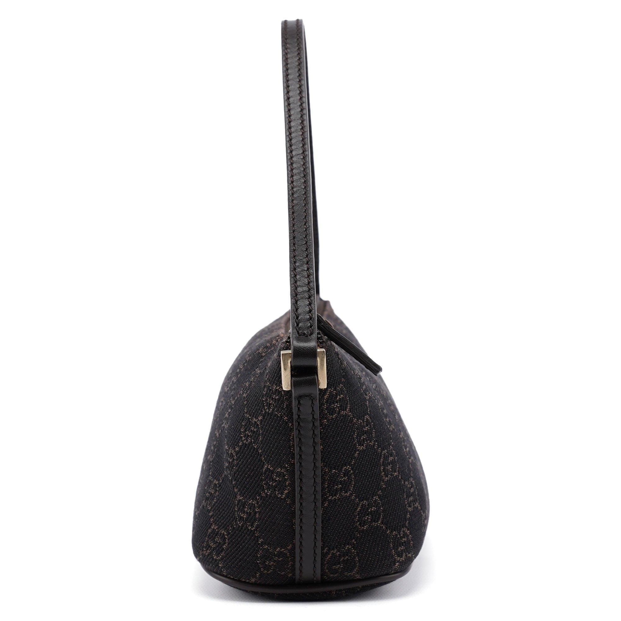 257300 Brown GG Boat Pochette