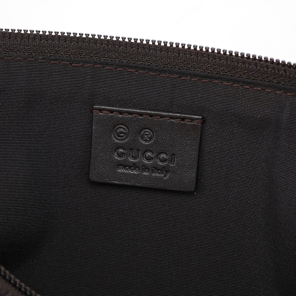 257300 Brown GG Boat Pochette