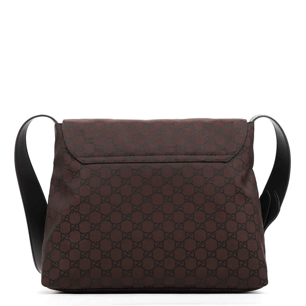 272351 Brown GG Canvas Crossbody Bag