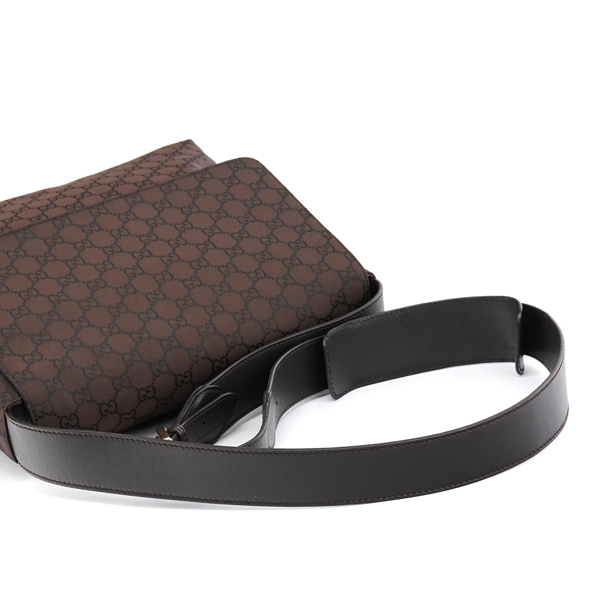 272351 Brown GG Canvas Crossbody Bag