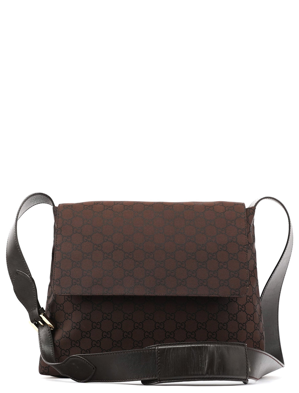 272351 Brown GG Canvas Crossbody Bag