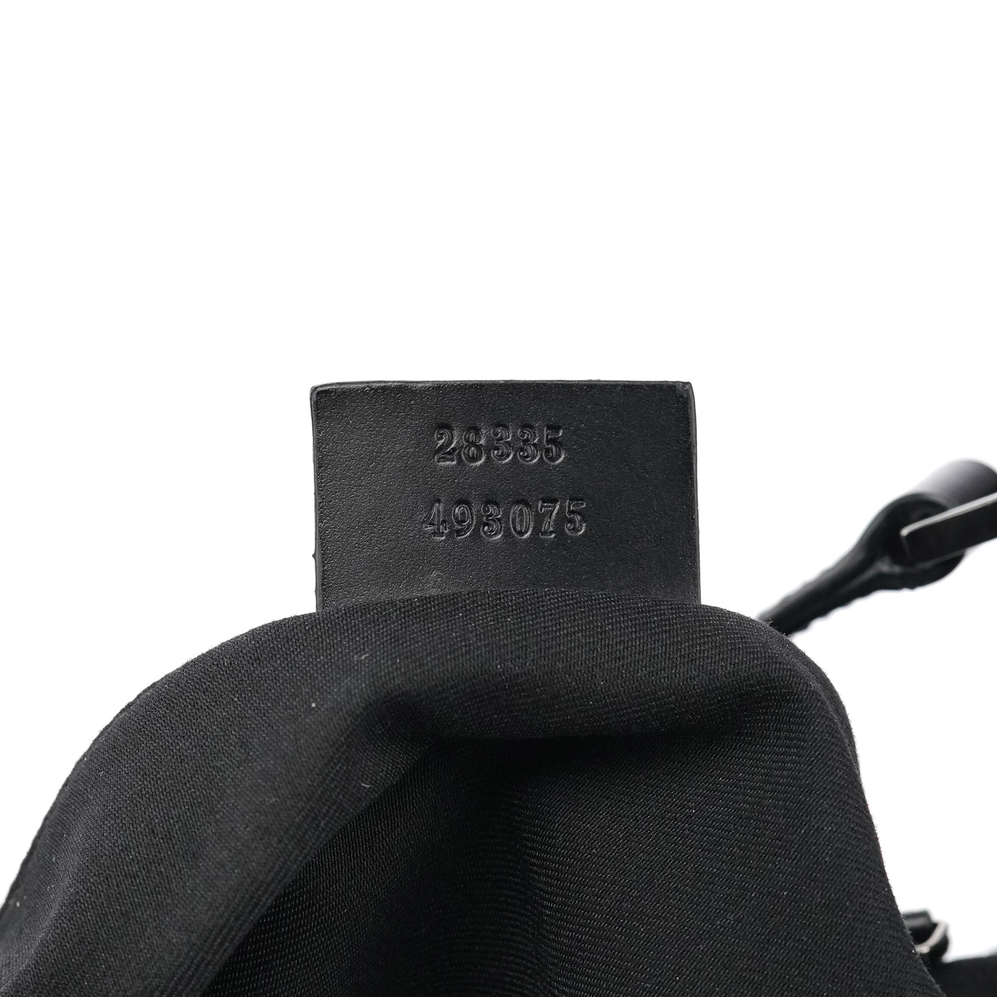 28335 Black GG Hobo Shoulder Bag