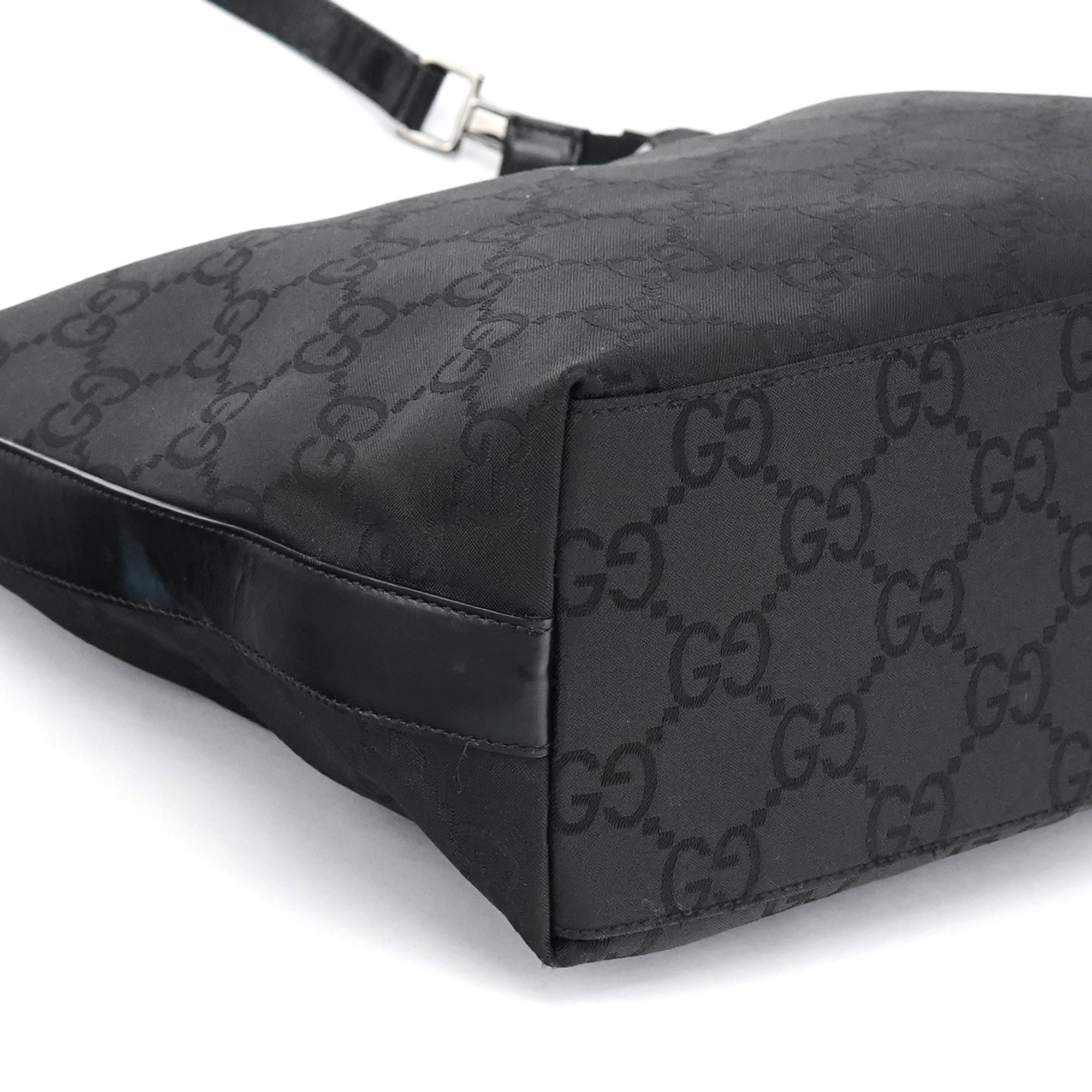 28335 Black GG Hobo Shoulder Bag