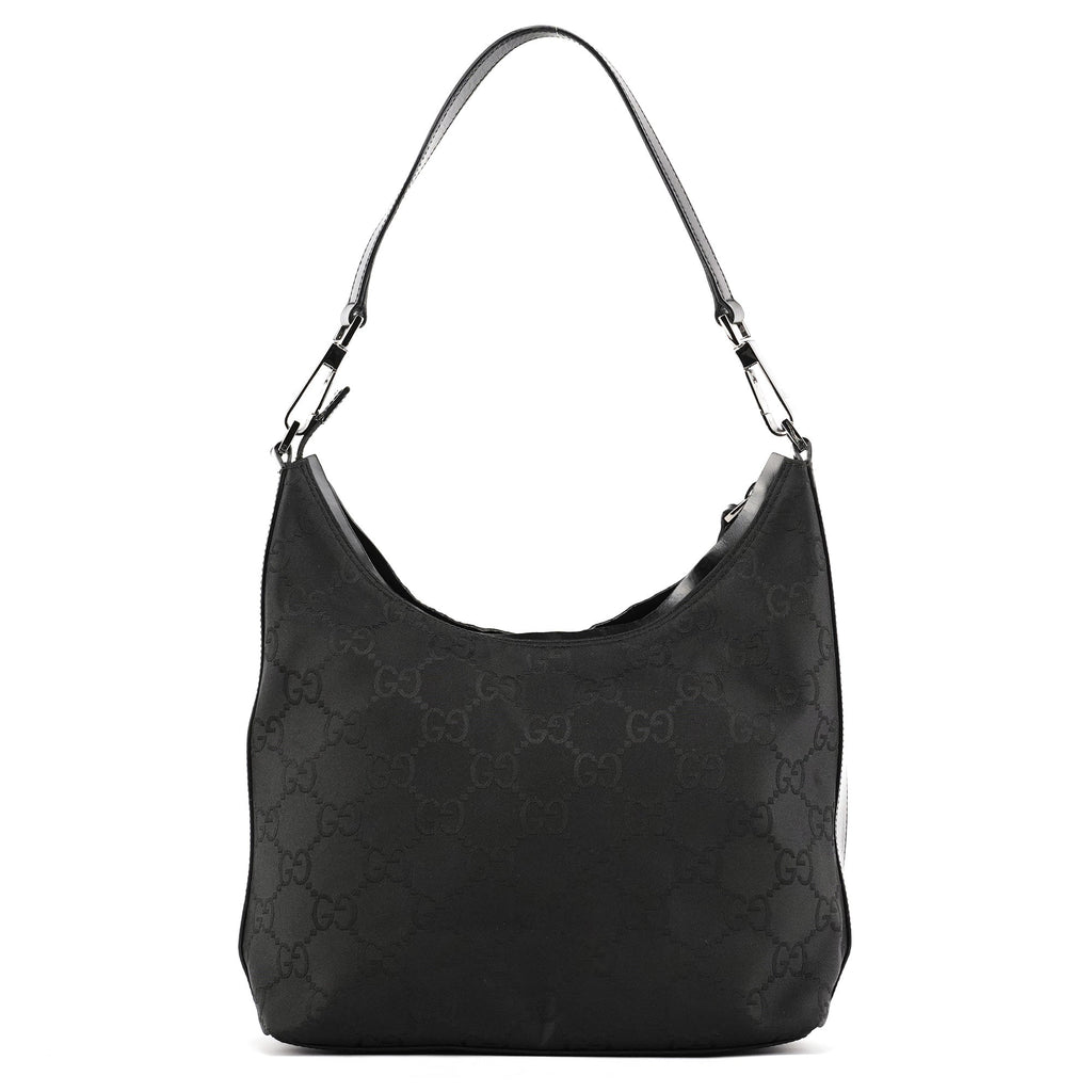 28335 Black GG Hobo Shoulder Bag