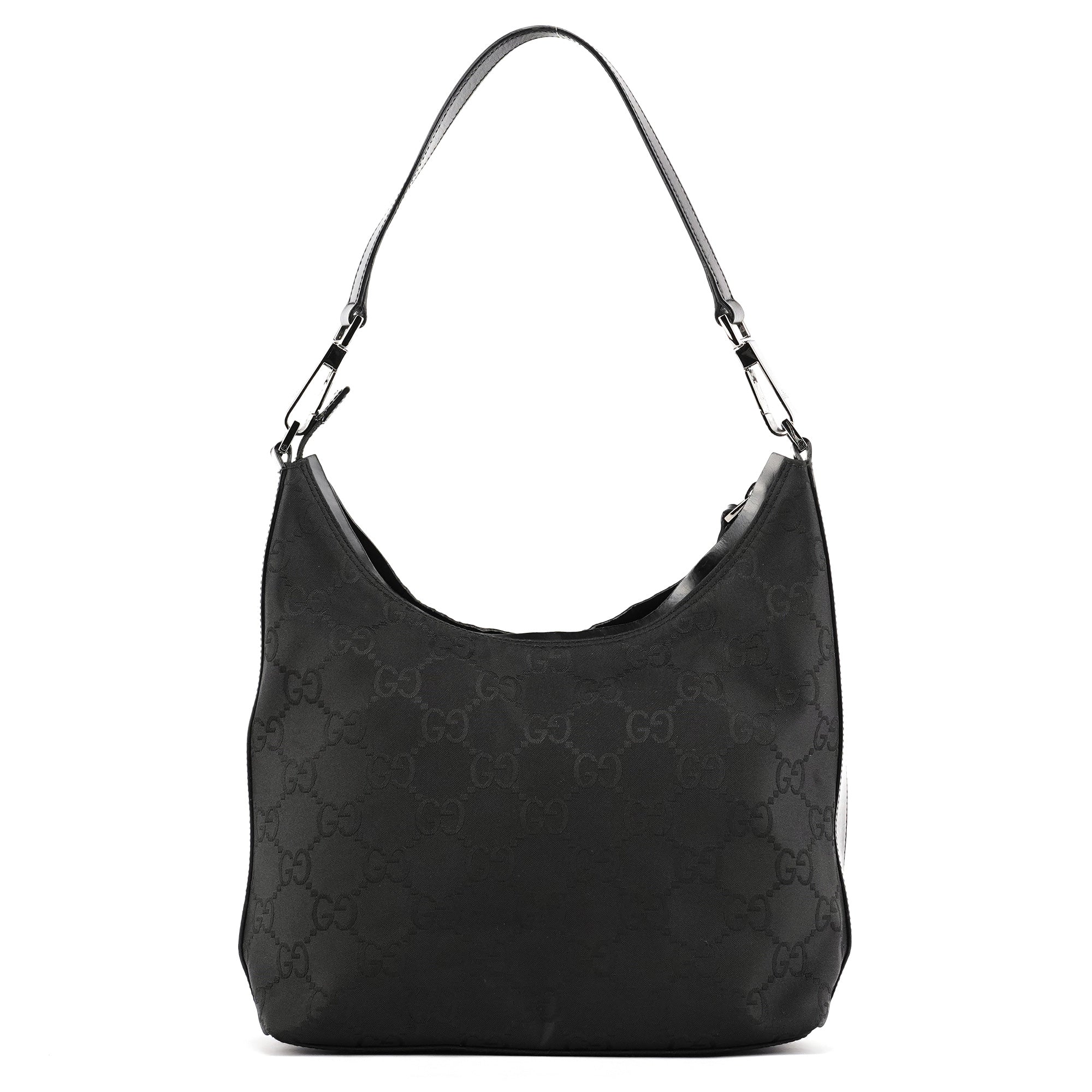 28335 Black GG Hobo Shoulder Bag