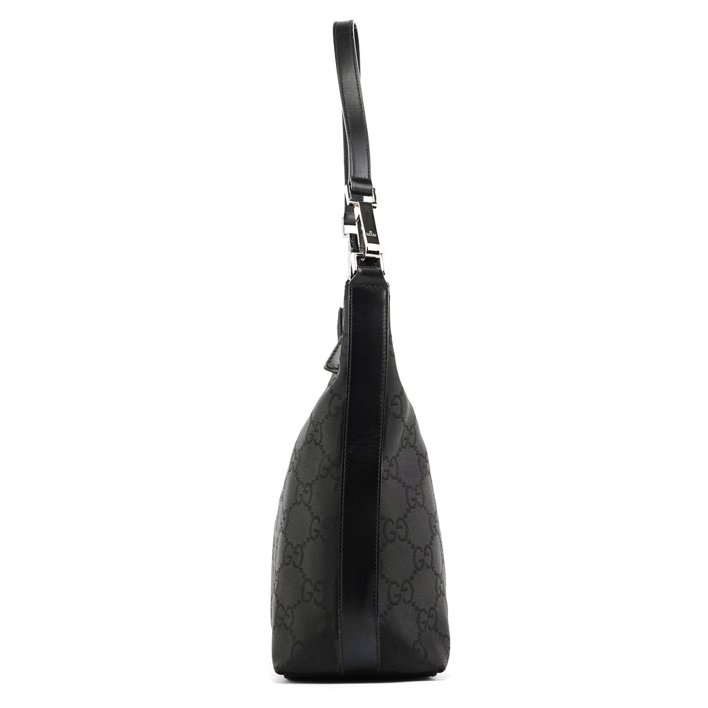 28335 Black GG Hobo Shoulder Bag