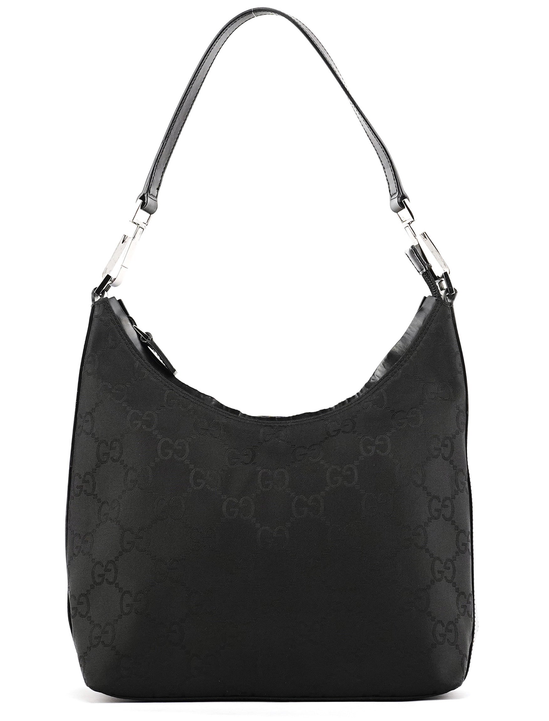 28335 Black GG Hobo Shoulder Bag