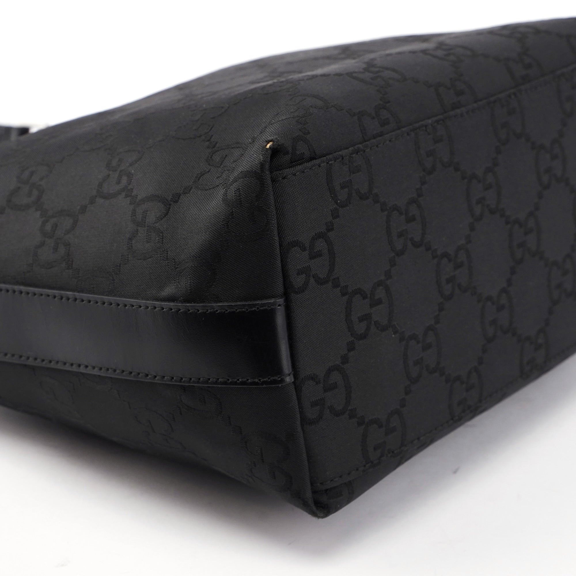 28335 Black GG Hobo Shoulder Bag
