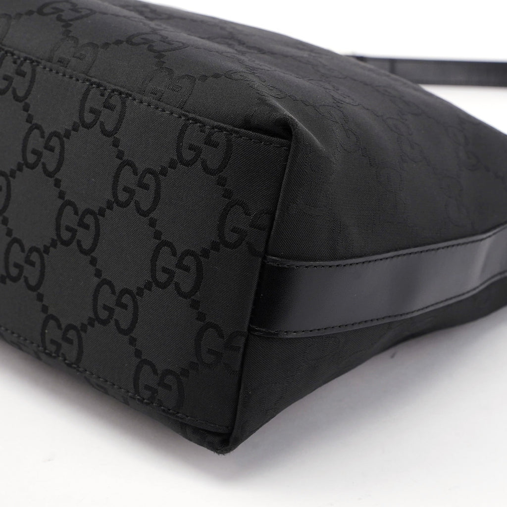 28335 Black GG Hobo Shoulder Bag