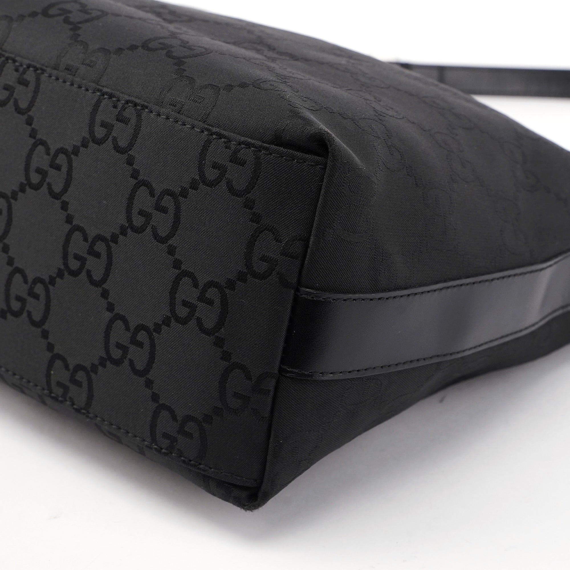 28335 Black GG Hobo Shoulder Bag