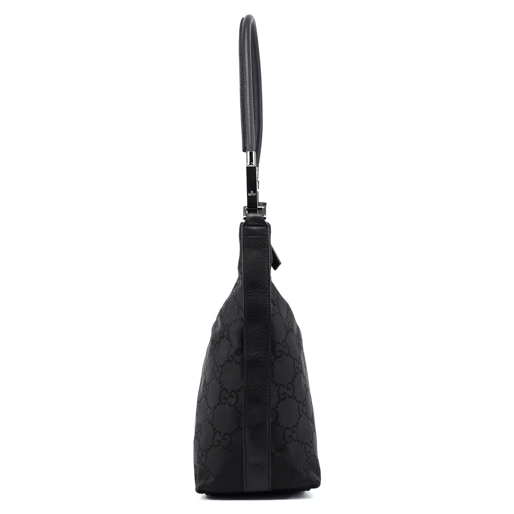 28335 Black GG Hobo Shoulder Bag