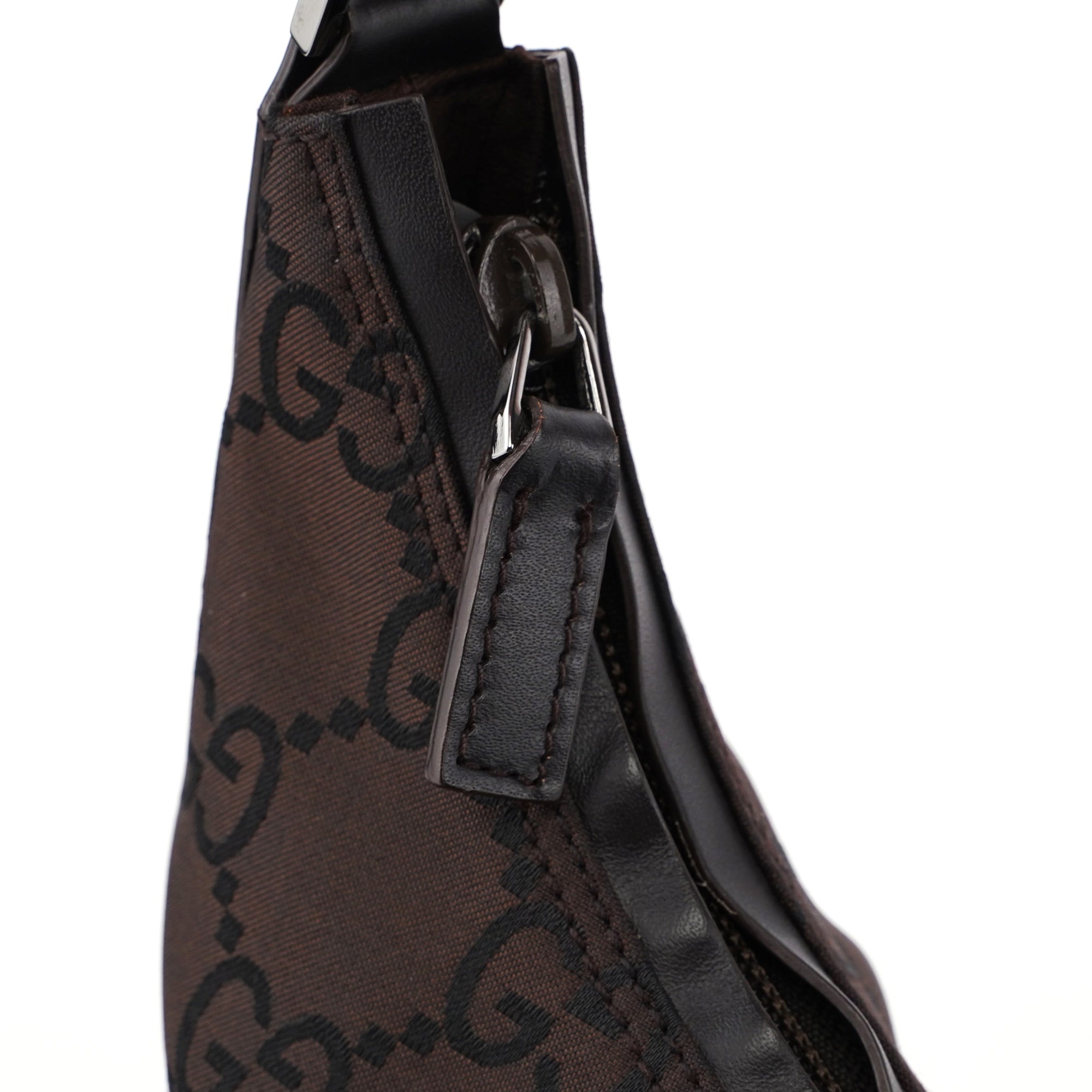 28335 Brown GG Hobo Shoulder Bag