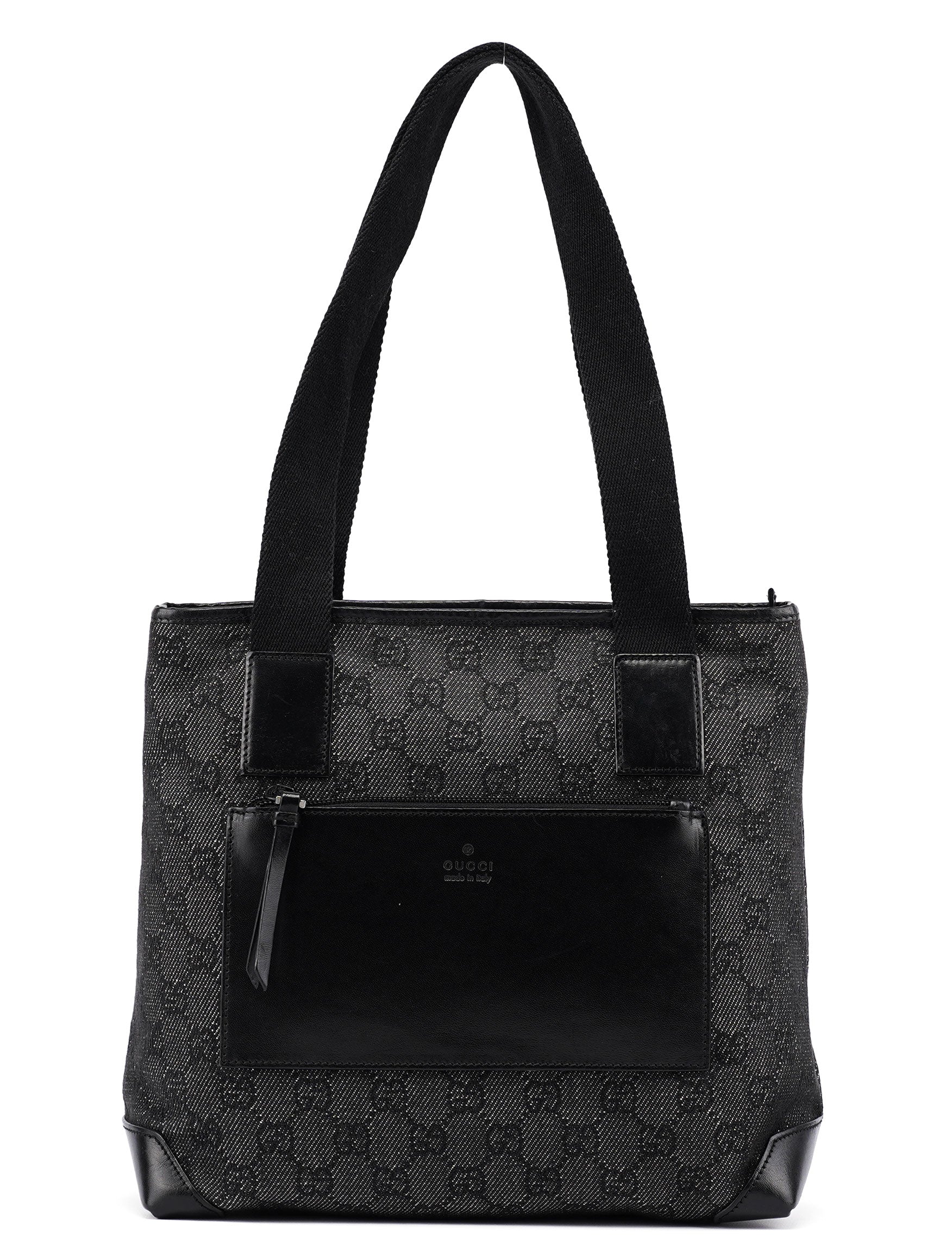28893 Anthracite GG Denim Tote Bag