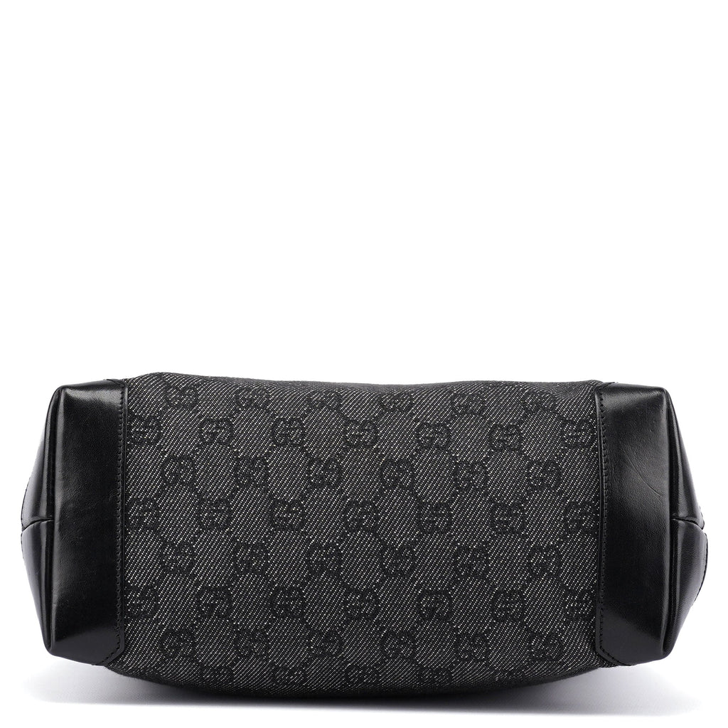 28893 Anthracite GG Denim Tote Bag