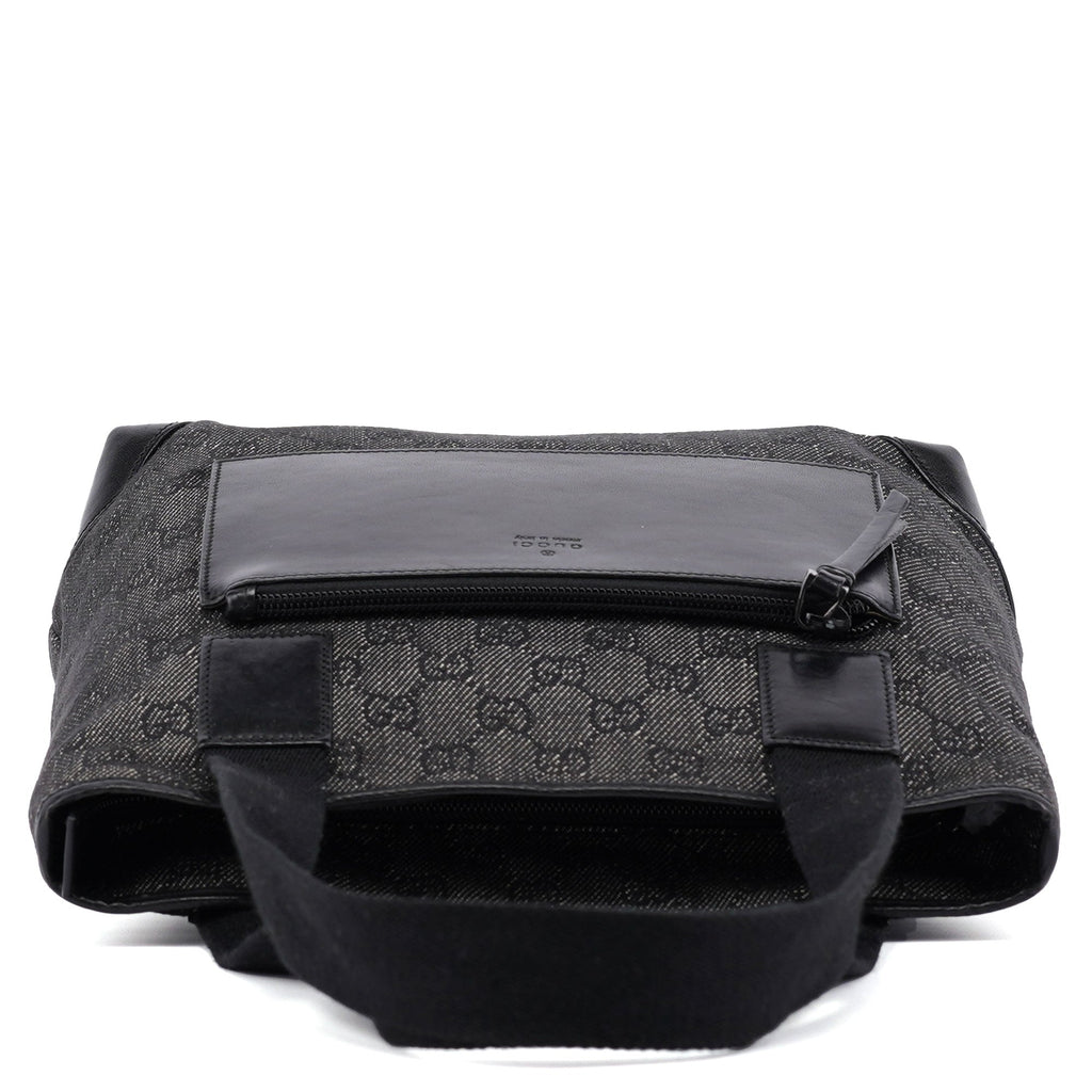 28893 Anthracite GG Denim Tote Bag