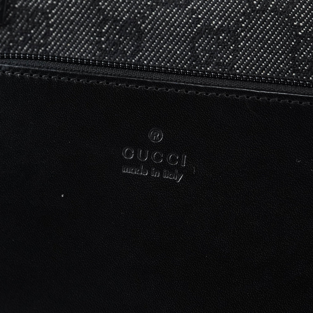 28893 Anthracite GG Denim Tote Bag