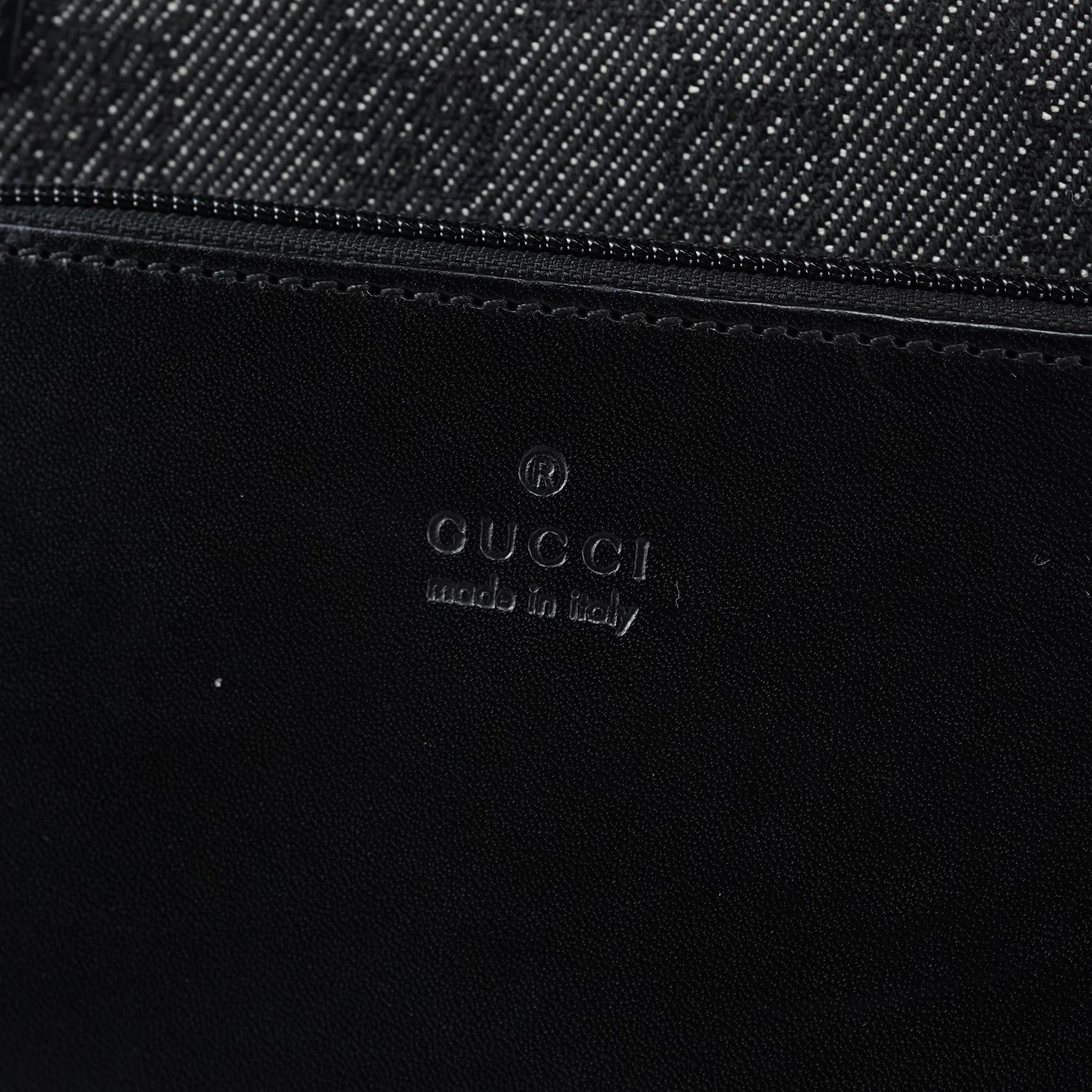 28893 Anthracite GG Denim Tote Bag