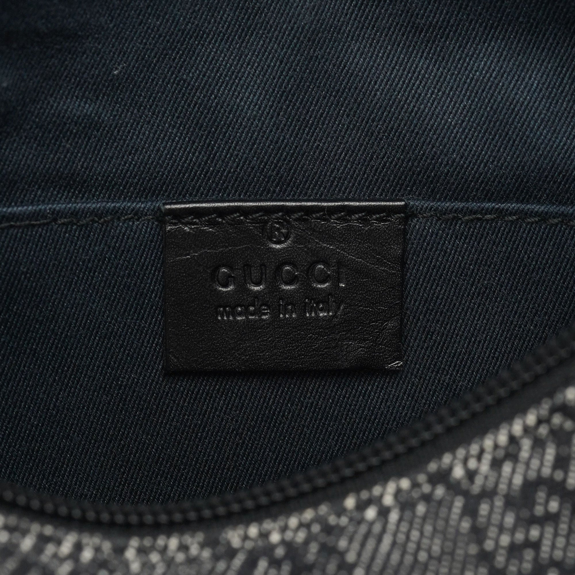 32160 Anthracite Denim GG Shoulder Bag