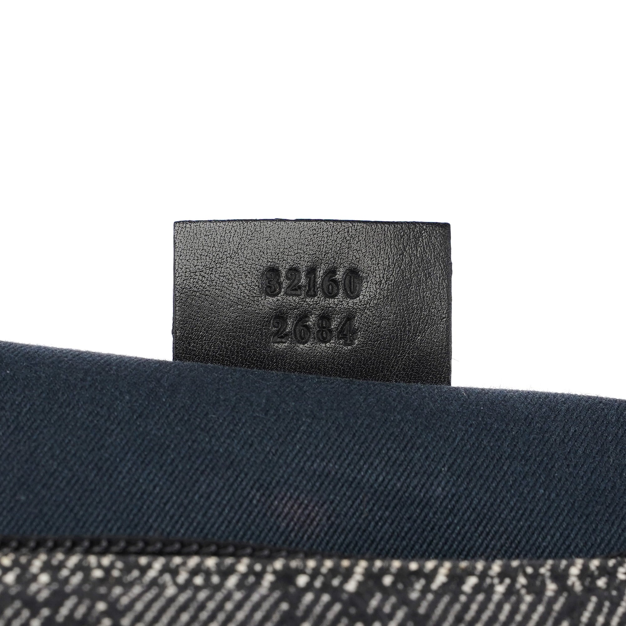 32160 Anthracite Denim GG Shoulder Bag