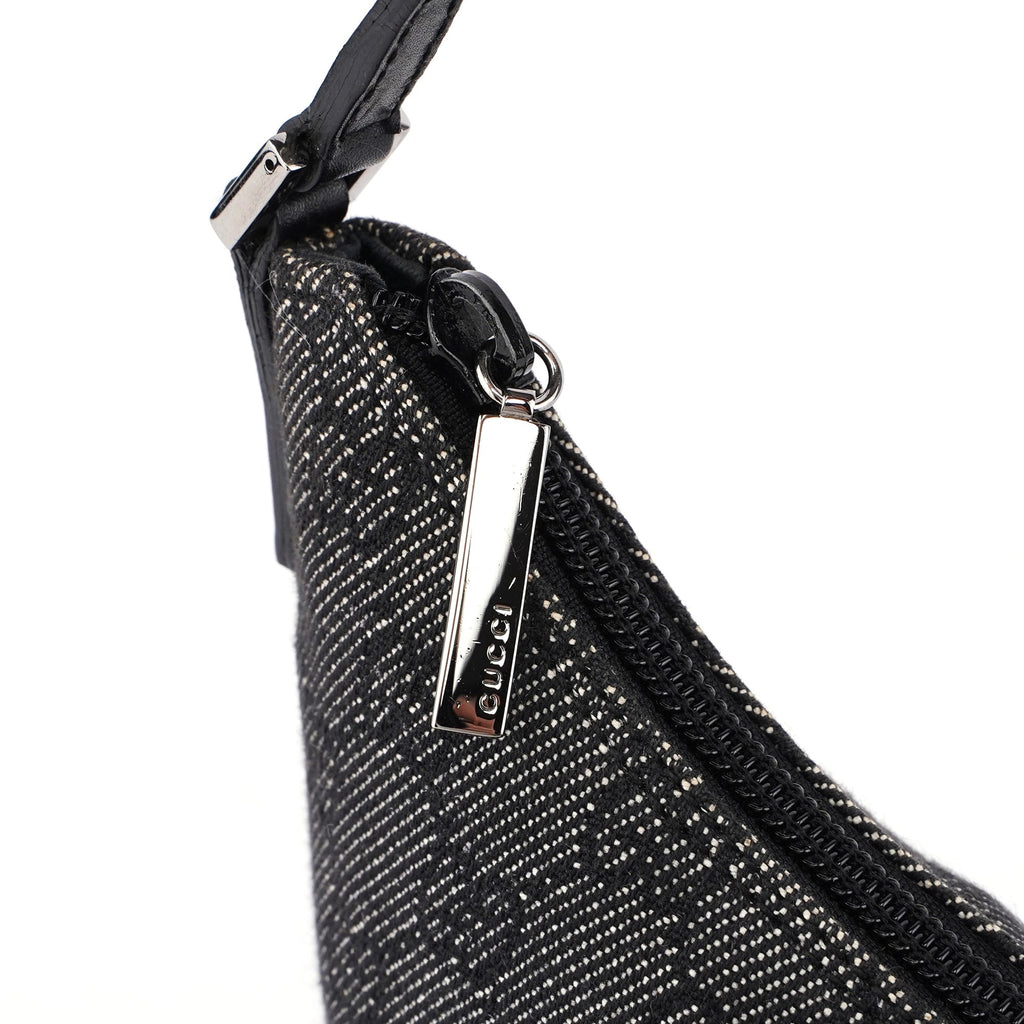 32160 Anthracite Denim GG Shoulder Bag