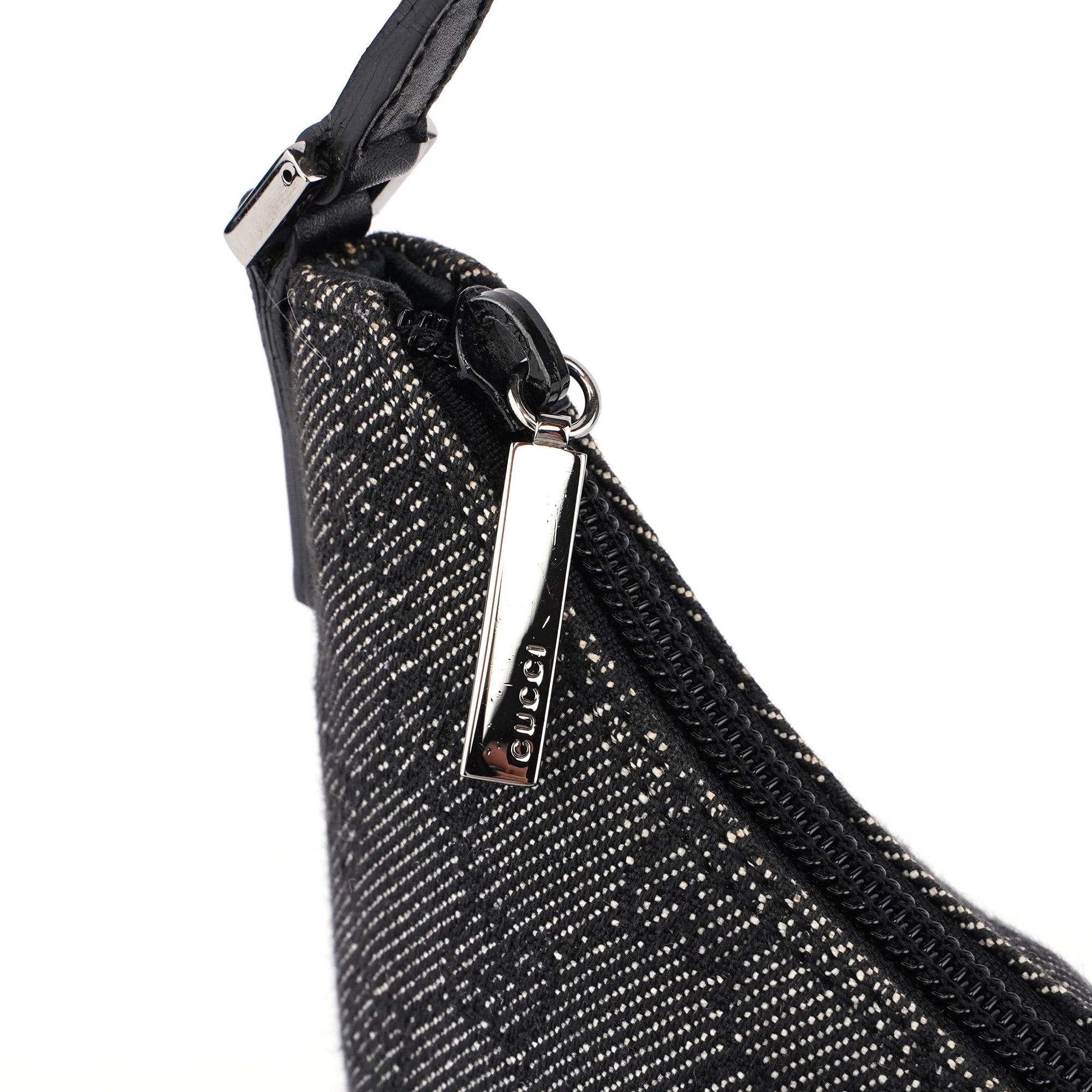 32160 Anthracite Denim GG Shoulder Bag