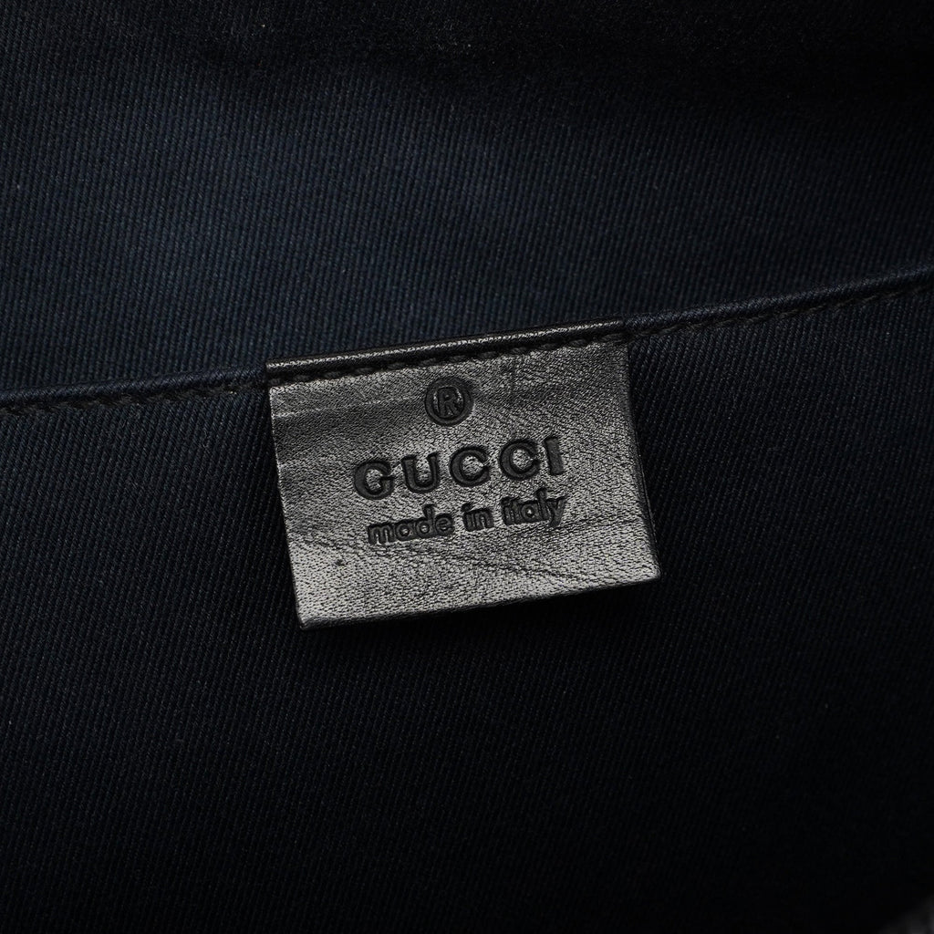 32160 Anthracite Denim GG Shoulder Bag
