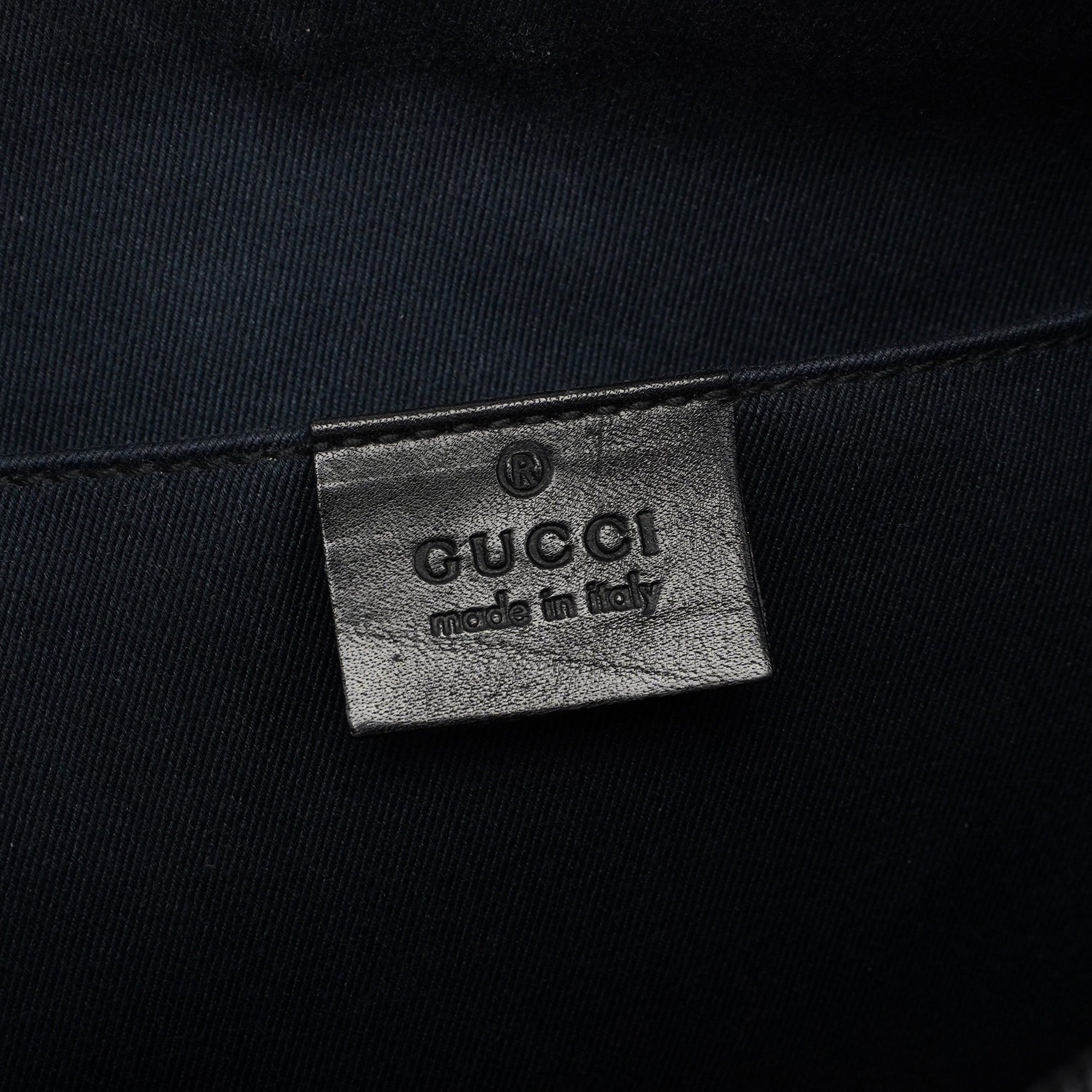 32160 Anthracite Denim GG Shoulder Bag