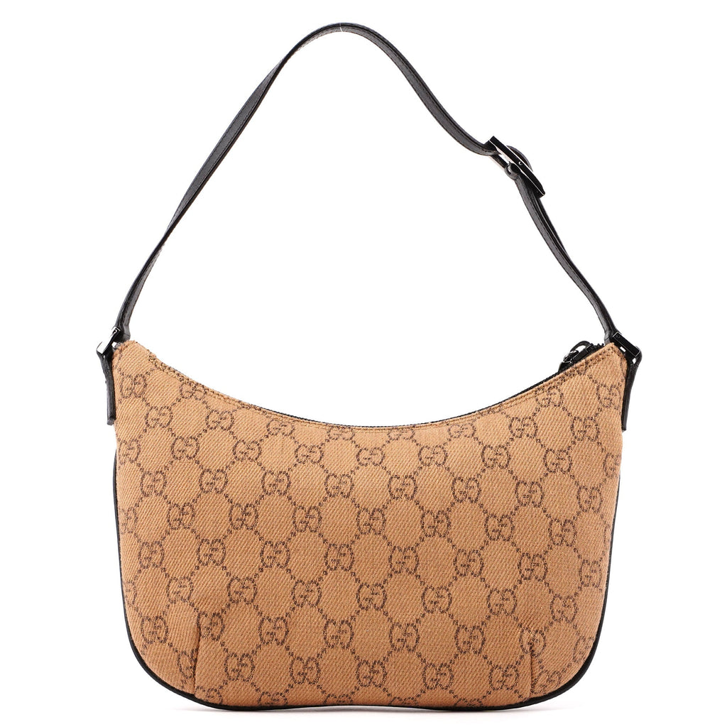 32160 Beige Wool GG Shoulder Bag