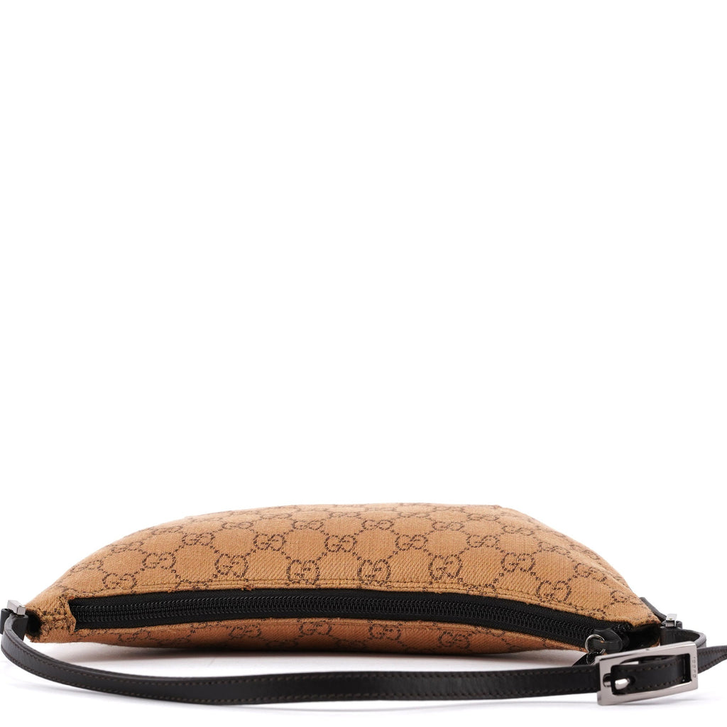 32160 Beige Wool GG Shoulder Bag
