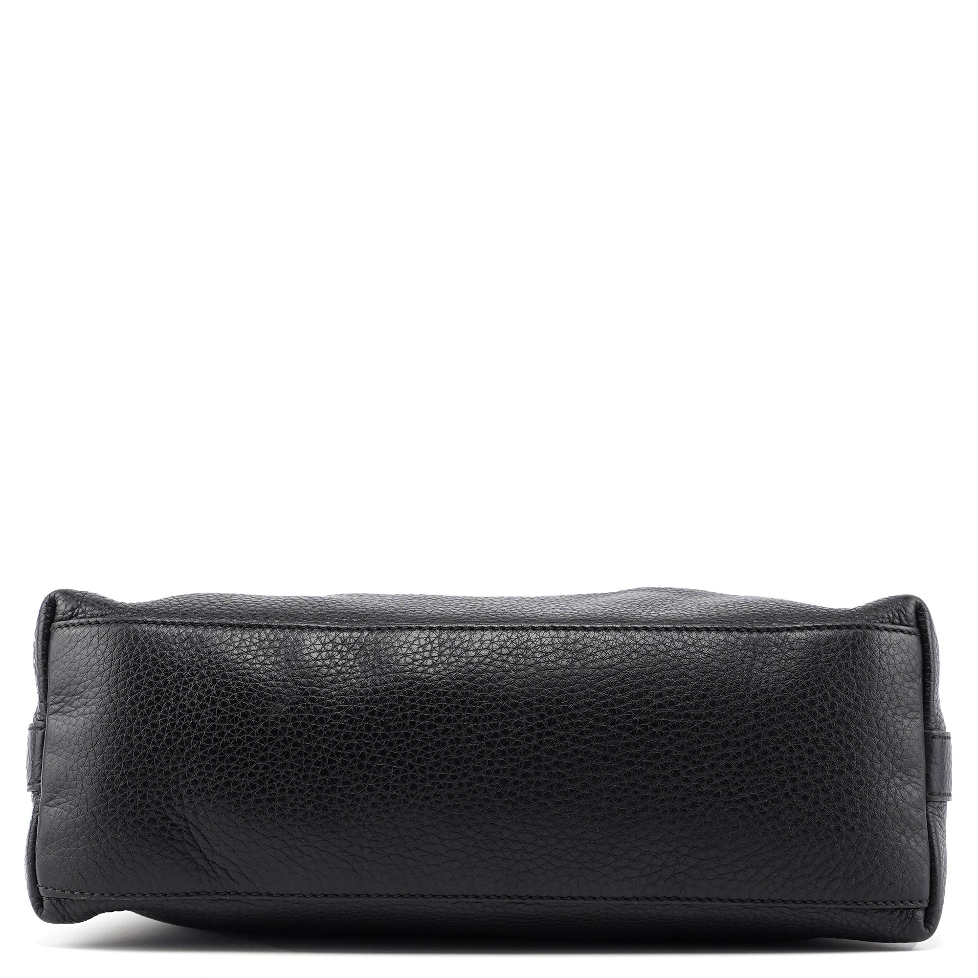 326514 Black Calfskin Hobo Shoulder Bag