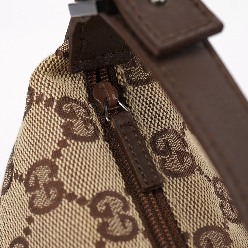 34080 Beige Brown GG Handbag
