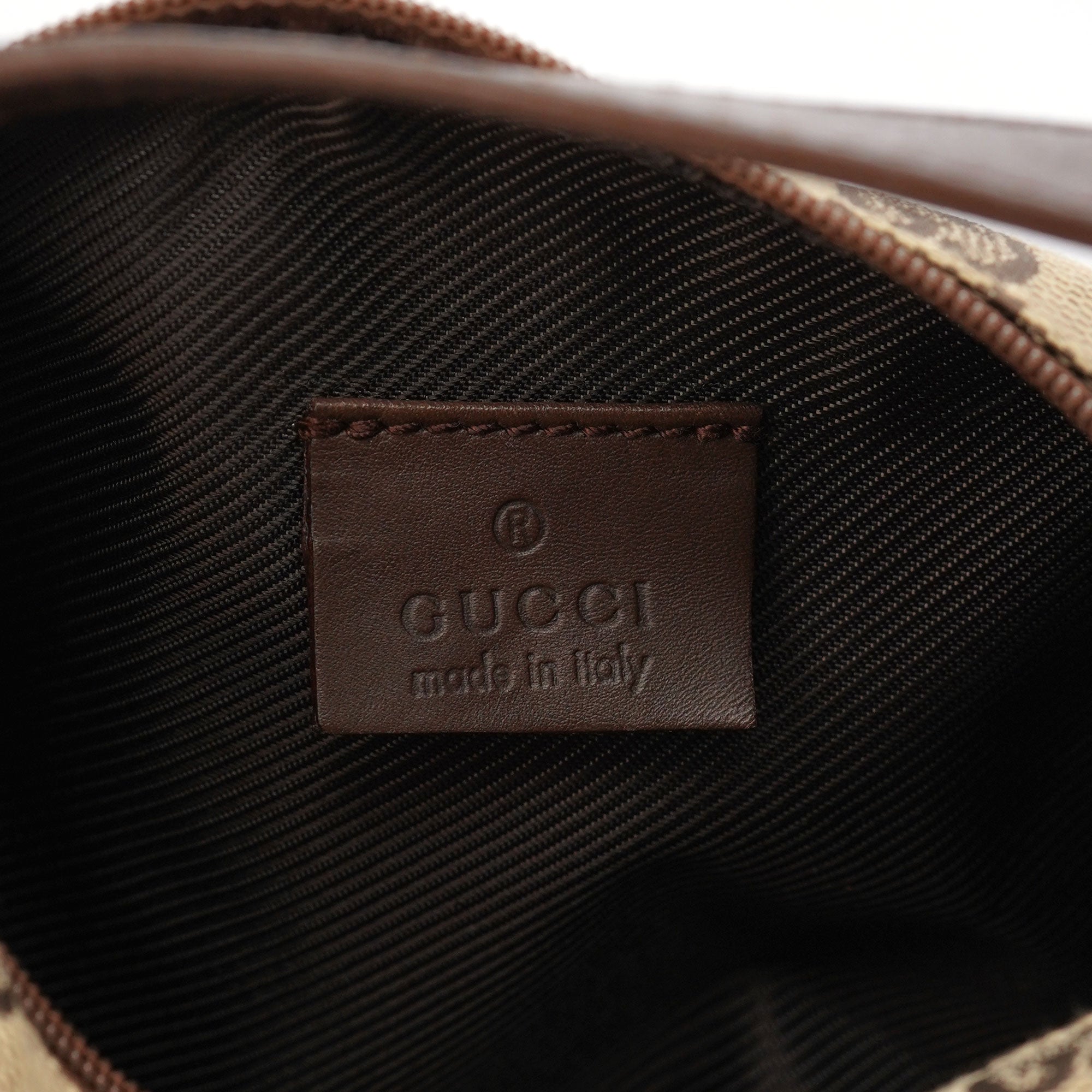 34080 Beige Brown GG Handbag