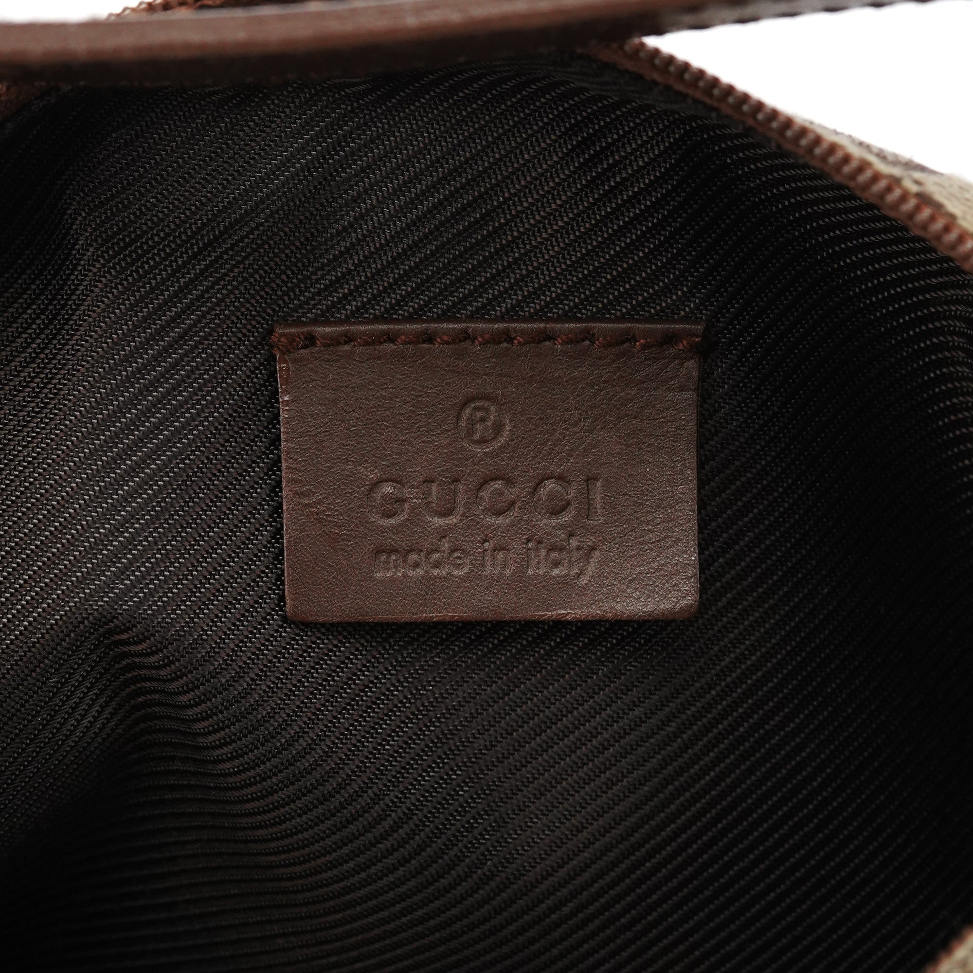 34080 Beige Brown GG Handbag