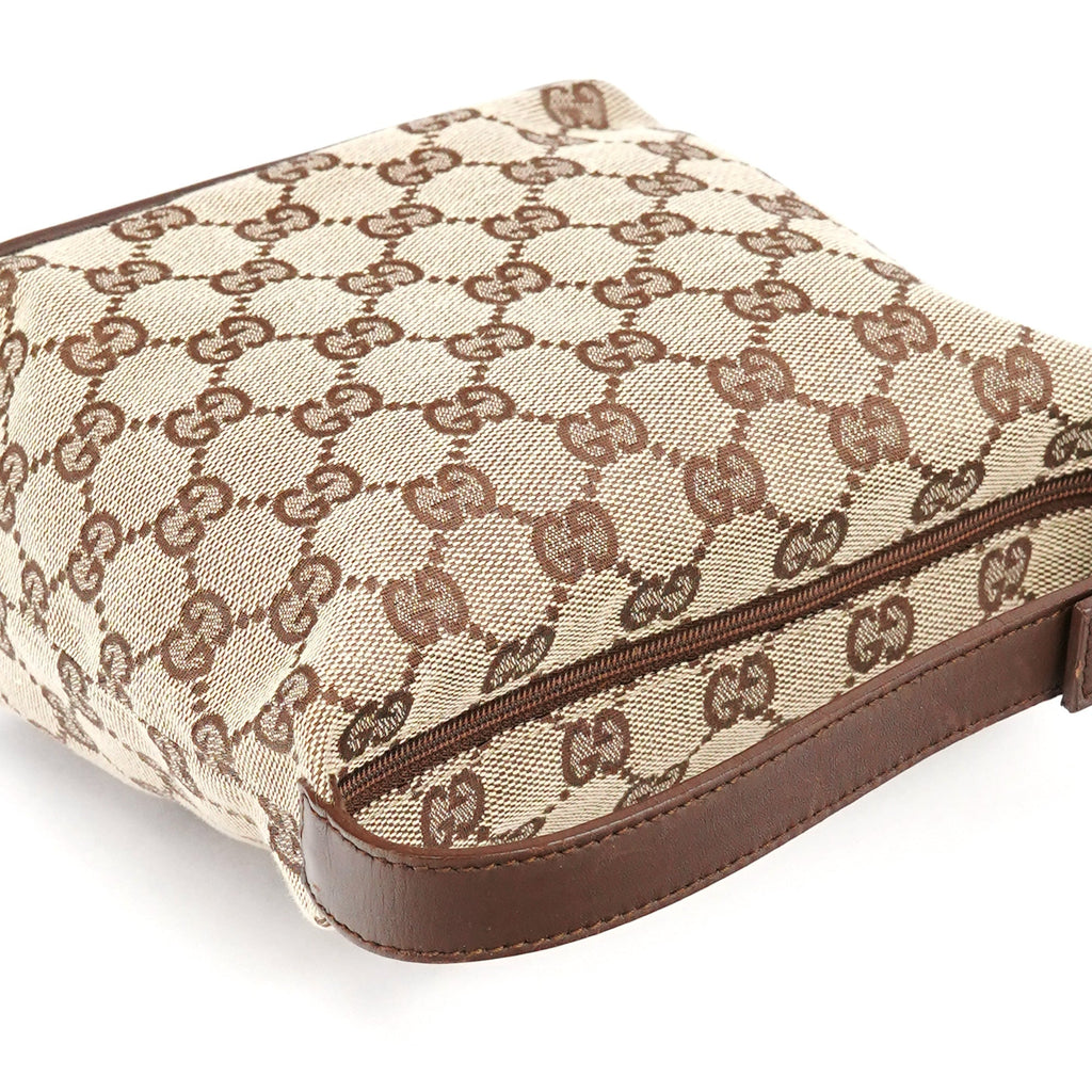 34080 Beige Brown GG Handbag