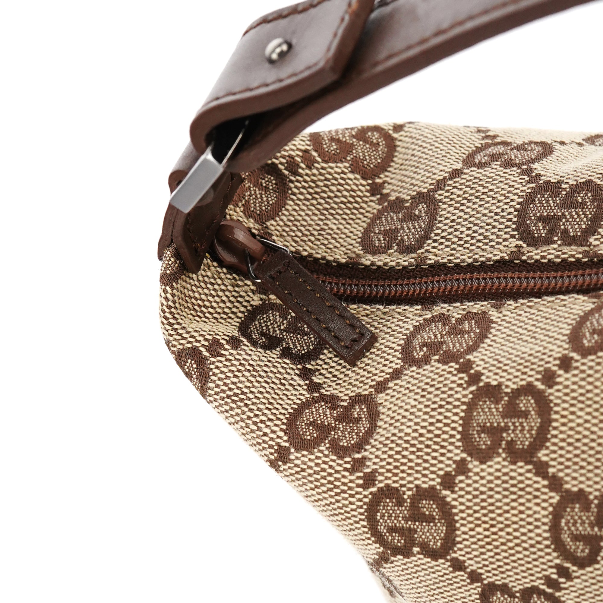 34080 Beige Brown GG Handbag