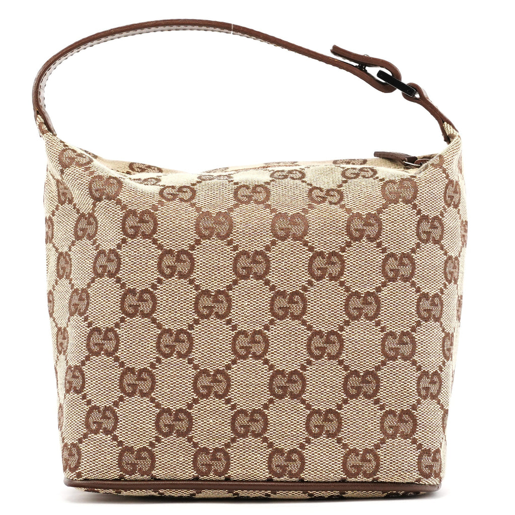 34080 Beige Brown GG Handbag